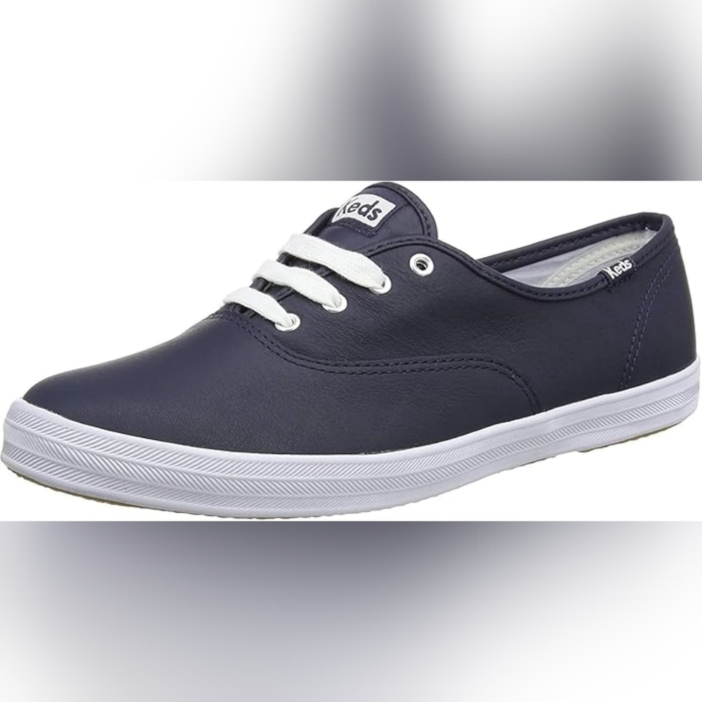 Keds Woman's Champion Leather Lace Up Sneaker